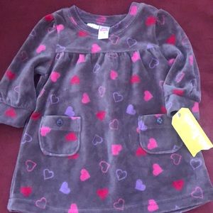 Brand new valentines dress with hearts